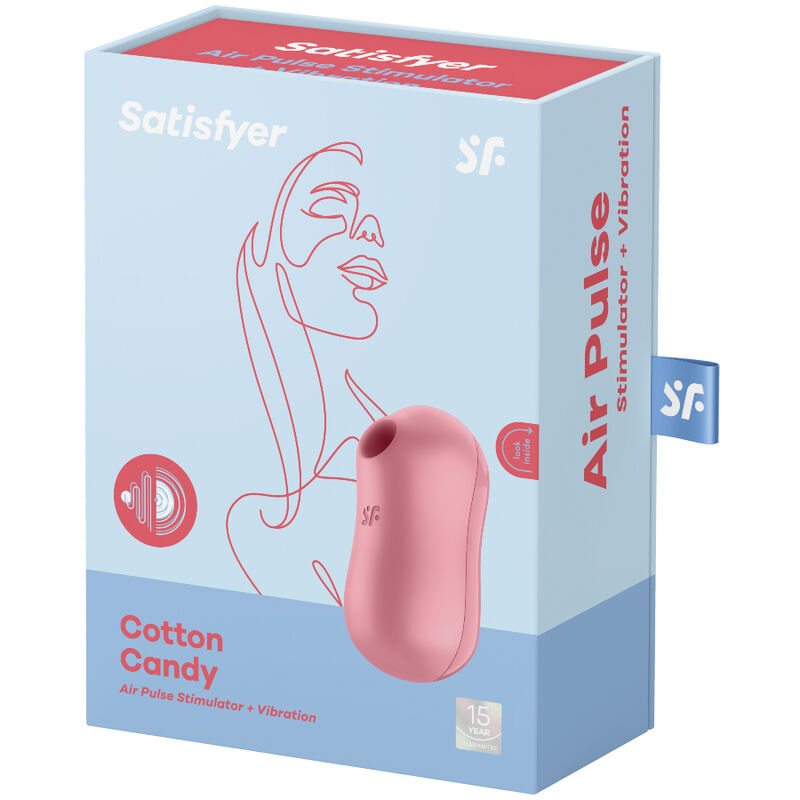 Cotton candy stimulator and vibrator lilac