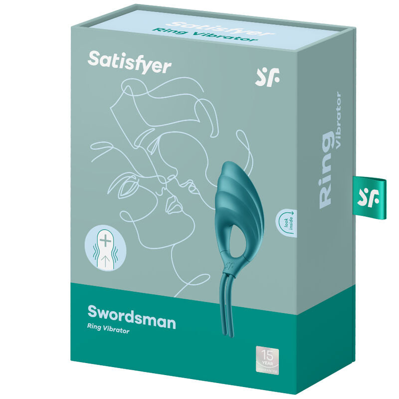 SATISFYER - SWORDSMAN BLUE RING VIBRATOR