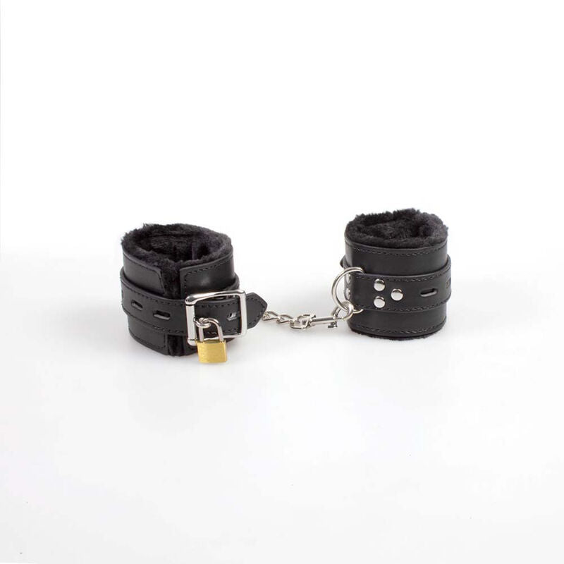 Black bondage handcuffs bdsm collection