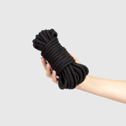 Black bondage rope bdsm collection