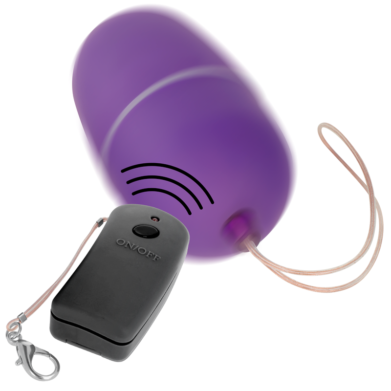 Vibrating egg with remote control lilac