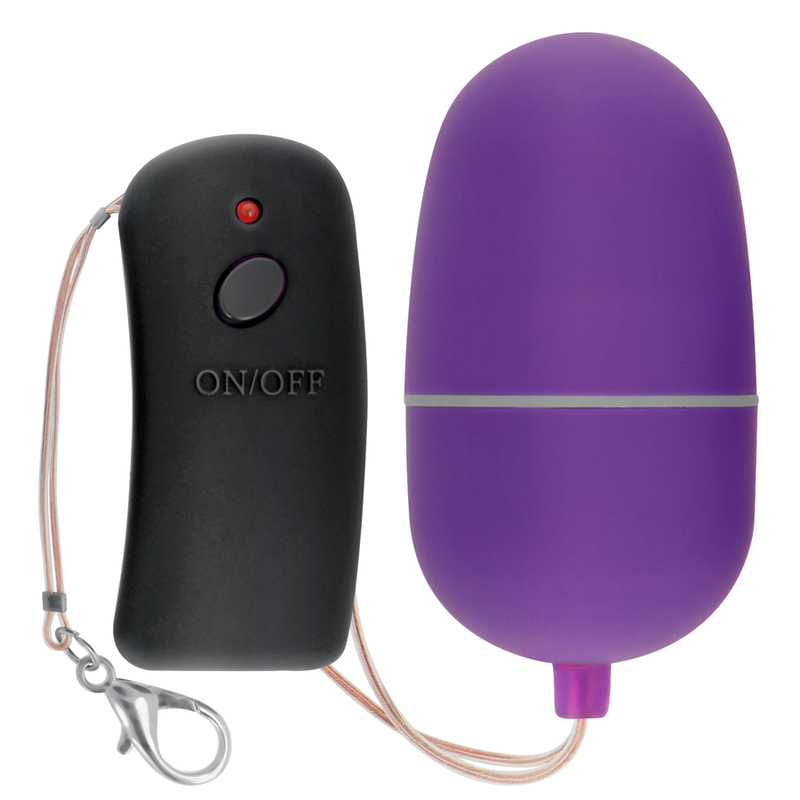 Vibrating egg with remote control lilac