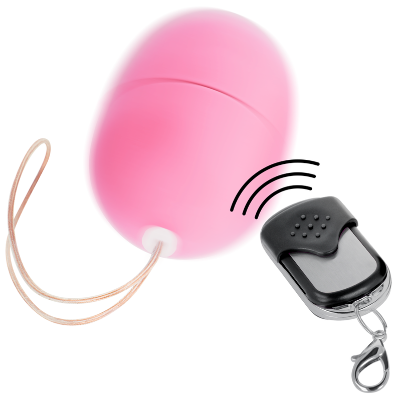 Remote control vibrating egg s pink
