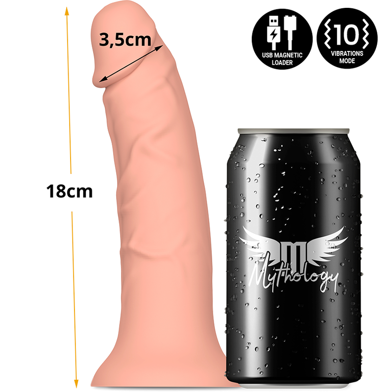 Asher Original Dildo S - Vibrator Compatible with WatchMe Wireless Technology