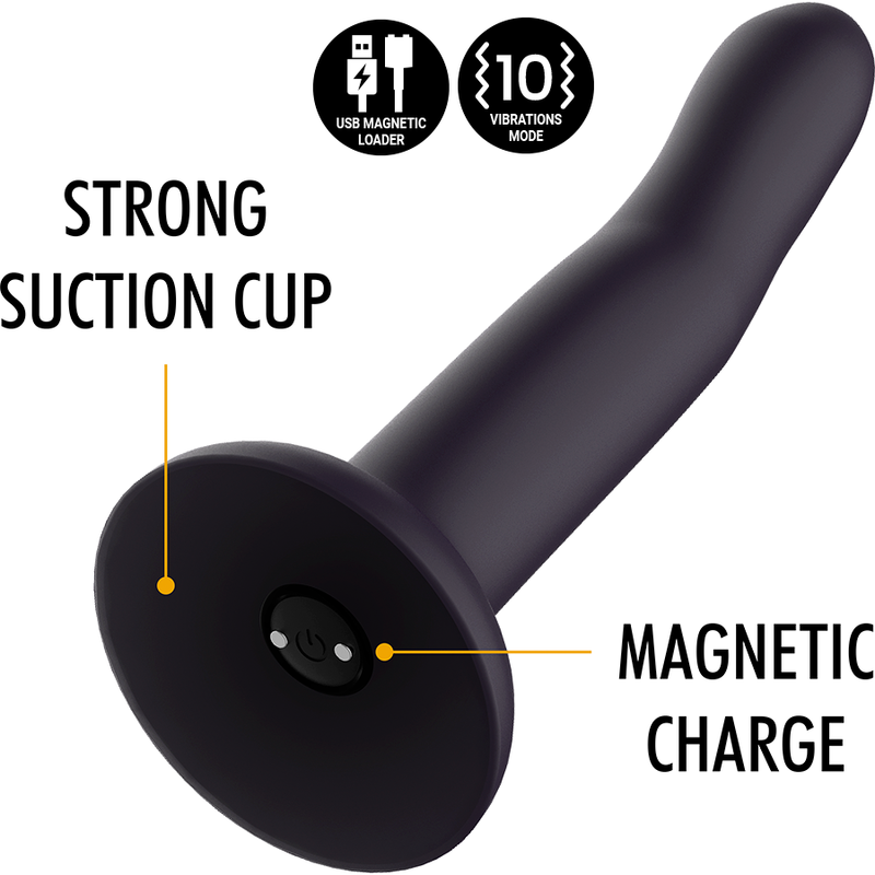 Duman Mystic Dildo M - Vibrator compatible with watchme wireless technology