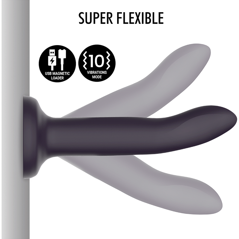 Duman Mystic Dildo M - Vibrator compatible with watchme wireless technology