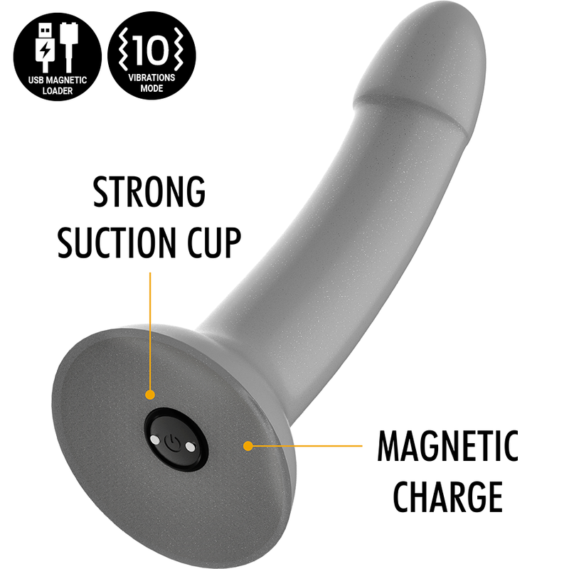 Rune Majestic Dildo S - Watchme Vibrator Wireless Technology Compatible