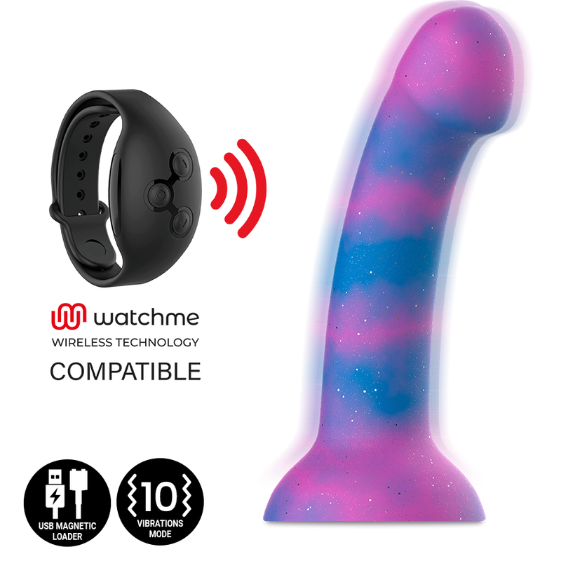 Dion Galactic Dildo M - WatchMe Vibrator Wireless Technology Compatible