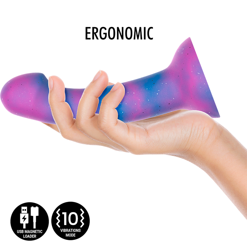 Dion Galactic Dildo M - WatchMe Vibrator Wireless Technology Compatible
