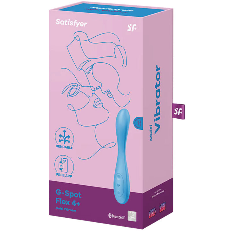 G-spot Flex 4+ Blue Multi Vibrator App