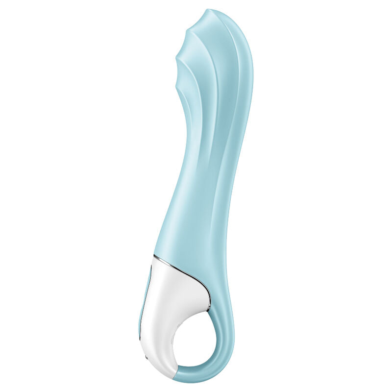 Air pump vibrator 5+ app inflatable g-spot vibrator blue