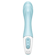 Air pump vibrator 5+ app inflatable g-spot vibrator blue