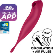 Twirling pro+ stimulator and vibrator app green