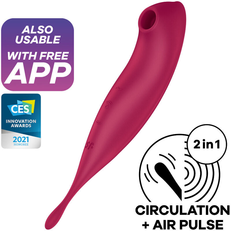 Twirling pro+ stimulator and vibrator app green