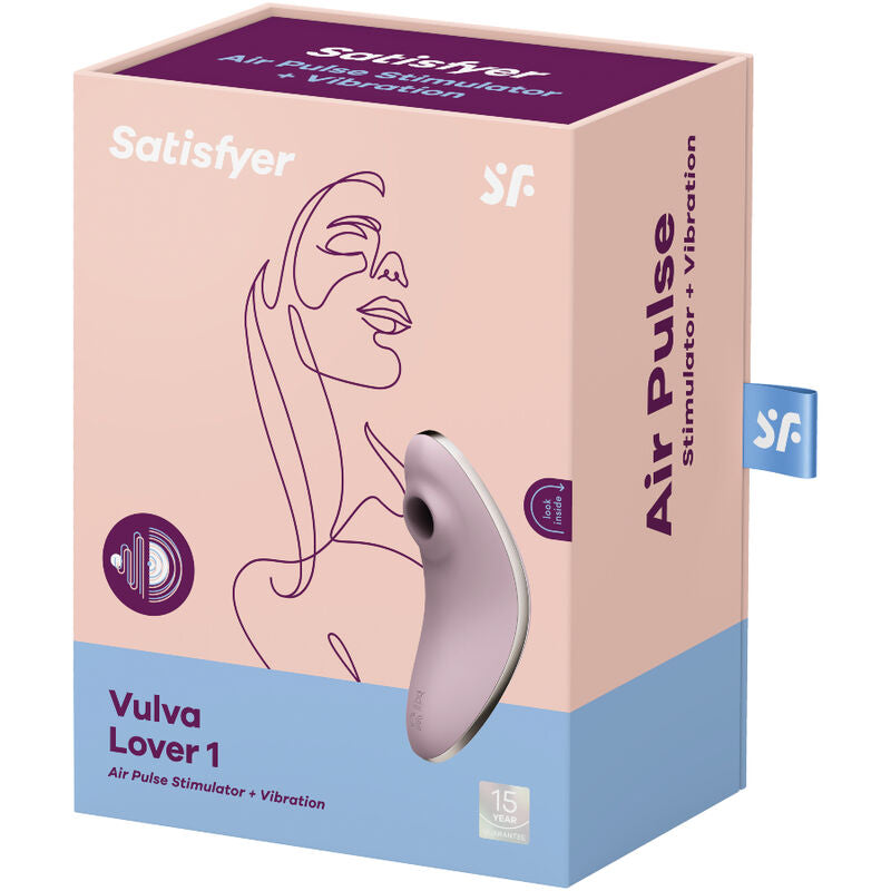 Vulva lover 1 stimulator and vibrator blue