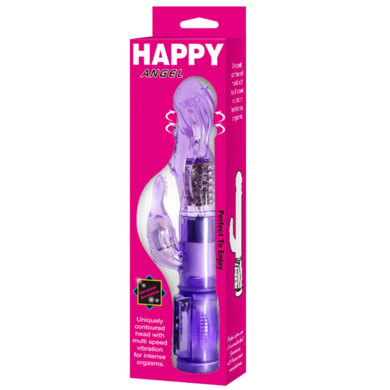 Mini rotator with lilac happy angel bunny