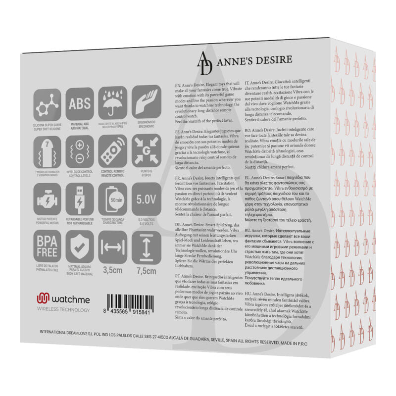 Egg technology remote control watchme black/gold