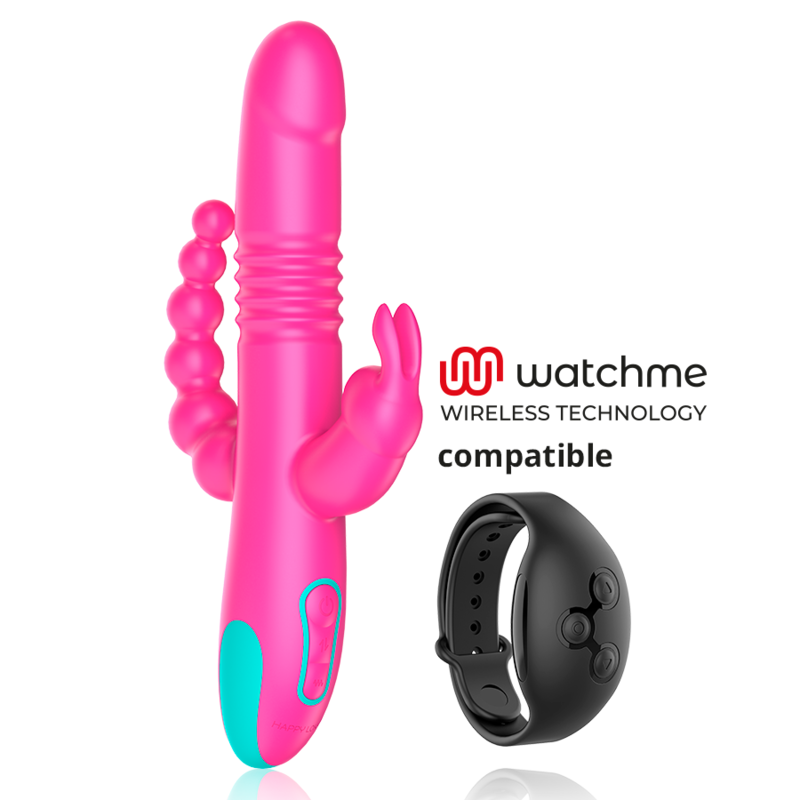 Donald triple stimulation: anal, g-spot &amp; clitoral watchme compatible wireless technology