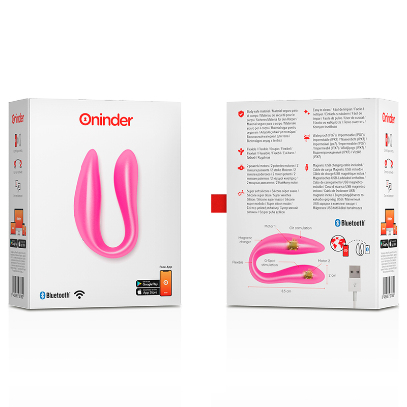 Lisboa G-spot &amp; Clitoral Stimulator Black - Free App