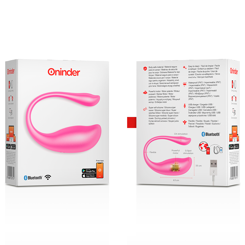 ONINDER - BLACK NAIROBI VIBRATING EGG - FREE APP