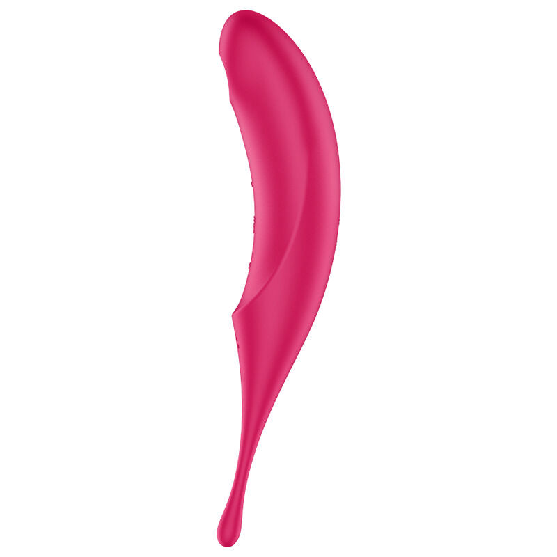 SATISFYER - TWIRLING PRO AIR PULSE BLUE STIMULATOR AND VIBRATOR