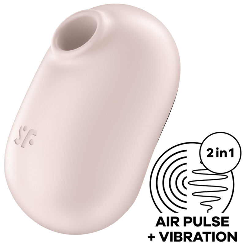 Air Pulse Pro To Go 2 Purple Double Stimulator and Vibrator