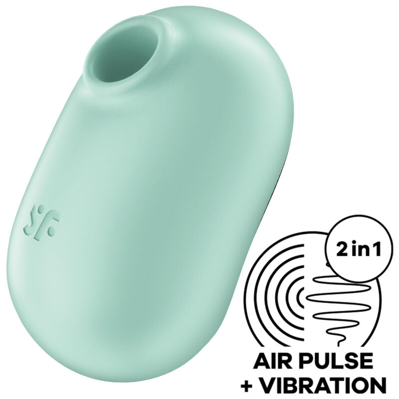 Air Pulse Pro To Go 2 Purple Double Stimulator and Vibrator