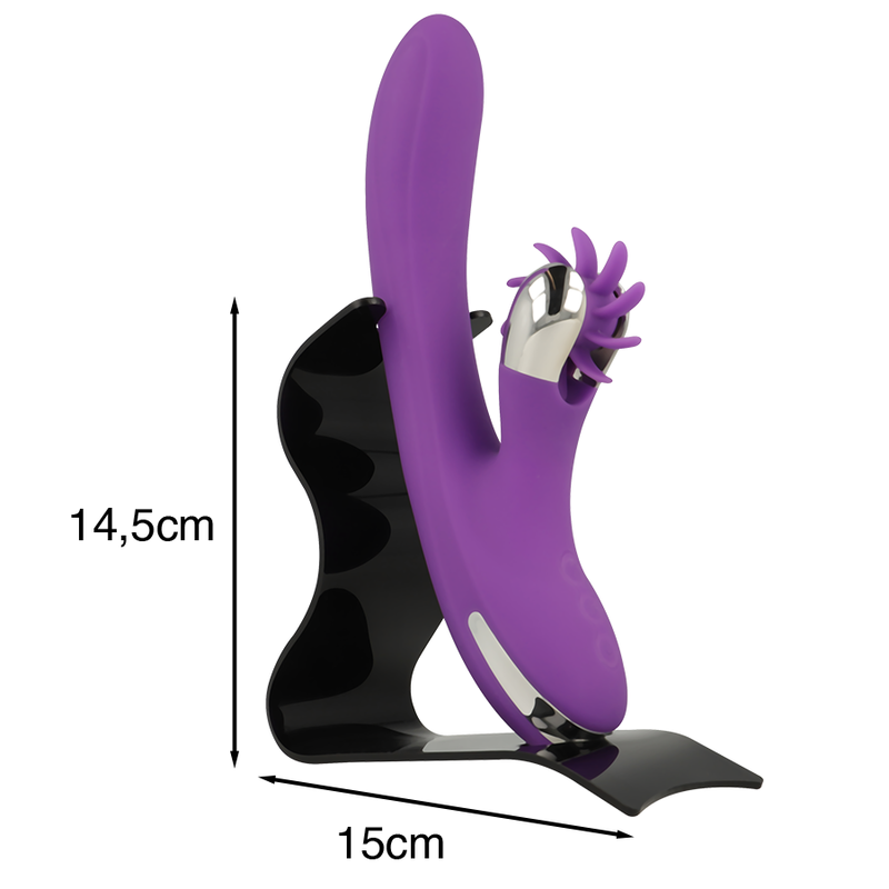 Large black acrylic display stand 15.0 x 14.5 cm