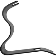 Large black acrylic display stand 15.0 x 14.5 cm