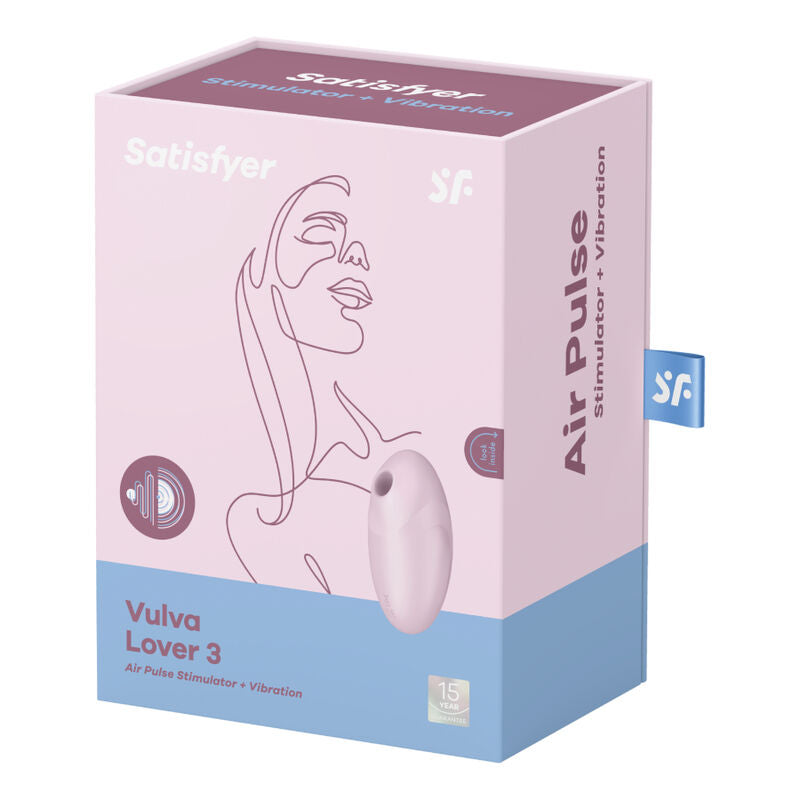 Vulva lover 3 stimulator and vibrator black