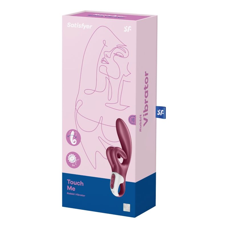 SATISFYER - BLUE TOUCH ME RABBIT VIBRATION