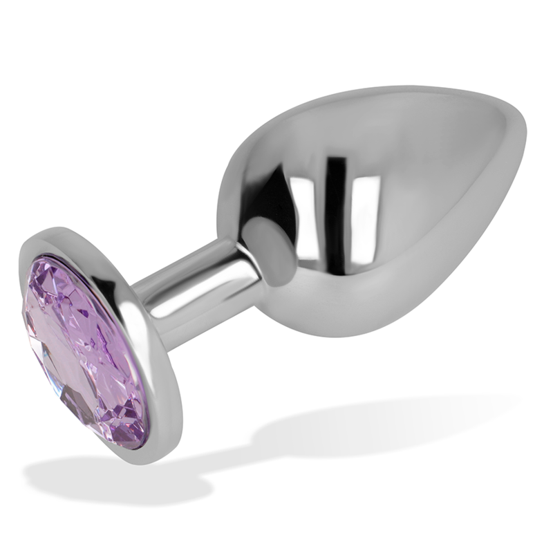 Plug Anal Bijou Cristal Métal Embout Effilé - Ohmama
