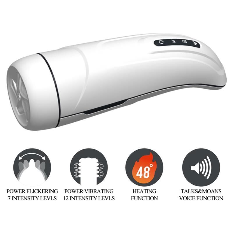 Marissa male masturbator vibration, heat, voice and suction