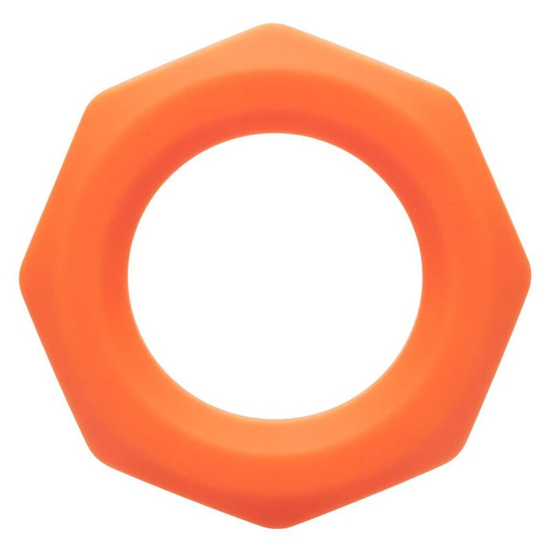 Orange Alpha Sexagon Ring