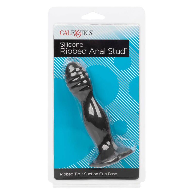 Ribbed anal stud