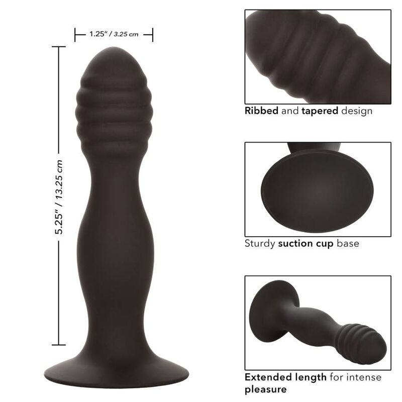 Ribbed anal stud
