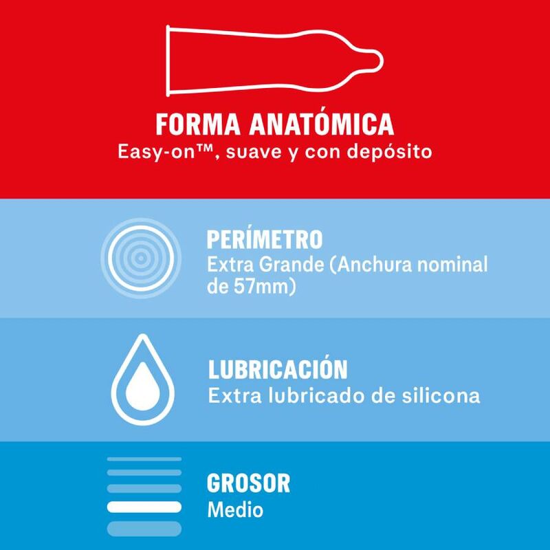 Sensitive condoms XL 10 units