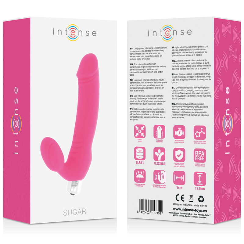 INTENSE - SUGAR SEVEN SPEEDS SILICONE FUCHSIA