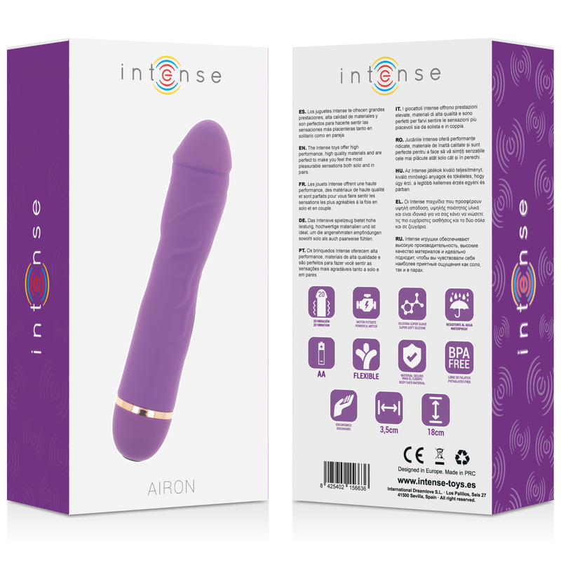 INTENSE - AIRON 20 SPEEDS LILAC SILICONE