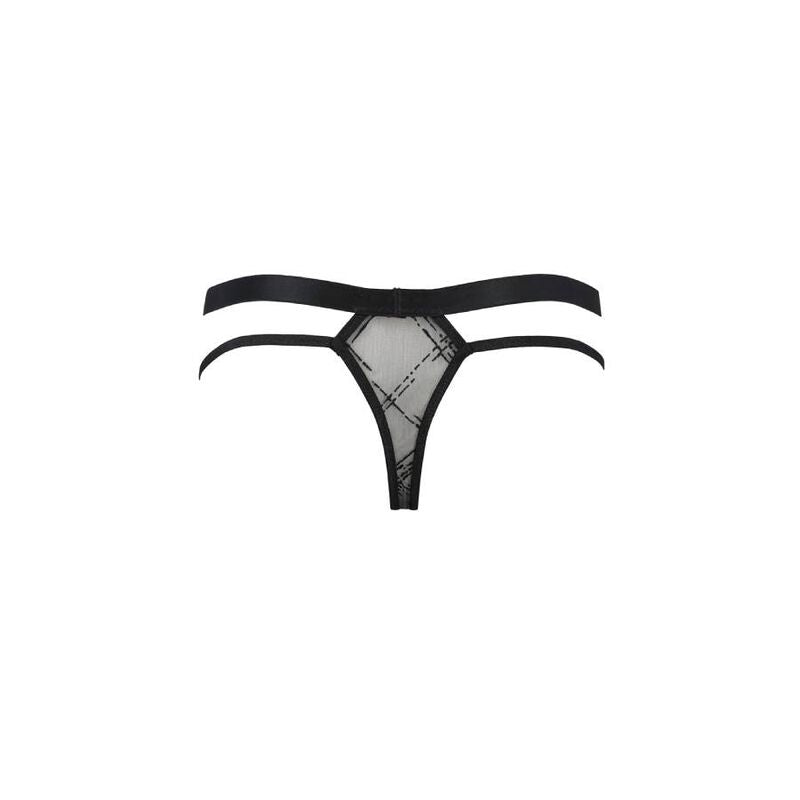 PASSION - 029 THONG COLLIN BLACK S/M