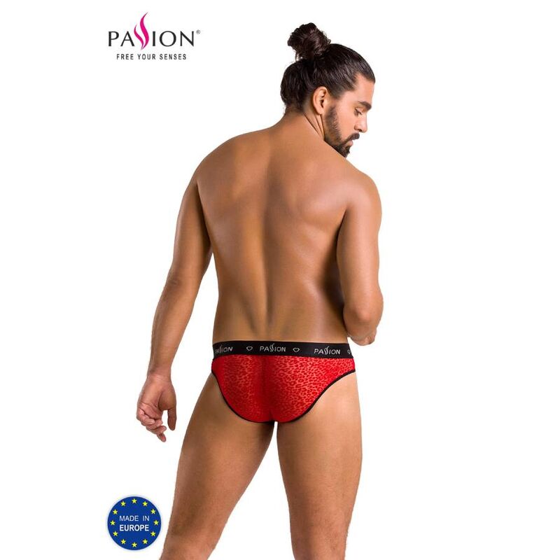 031 red mike briefs l/xl