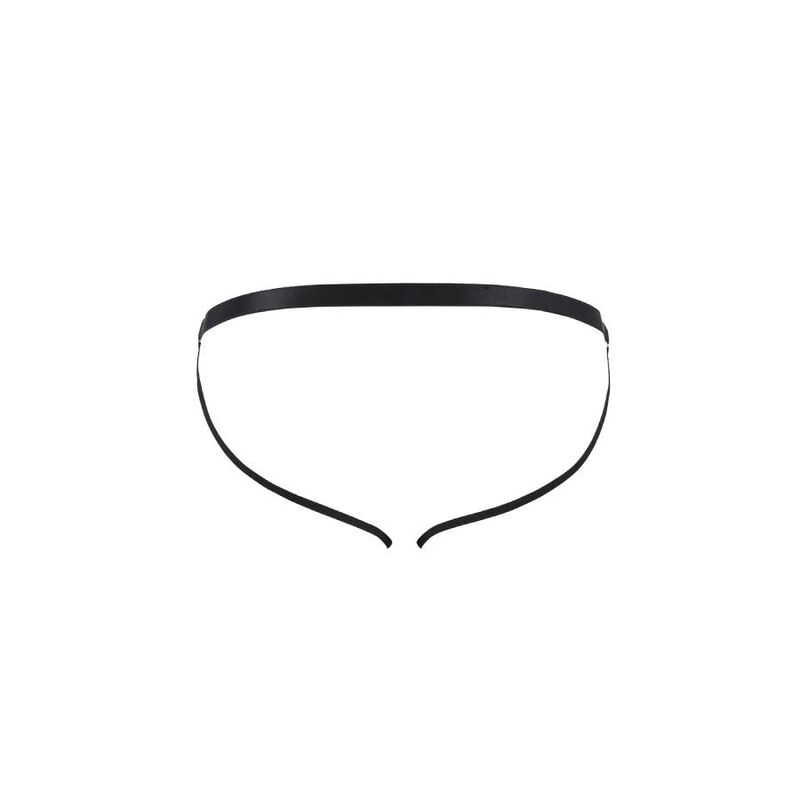 PASSION - 034 OPEN LUKE BRIEFS BLACK S/M