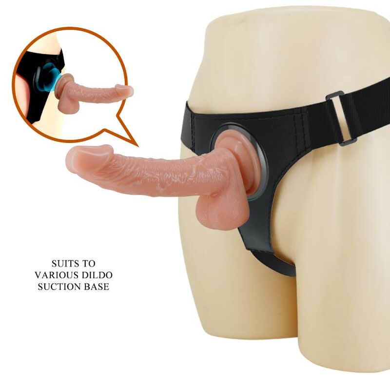 Brief harness universal harness with dildo kevin 19 cm natural