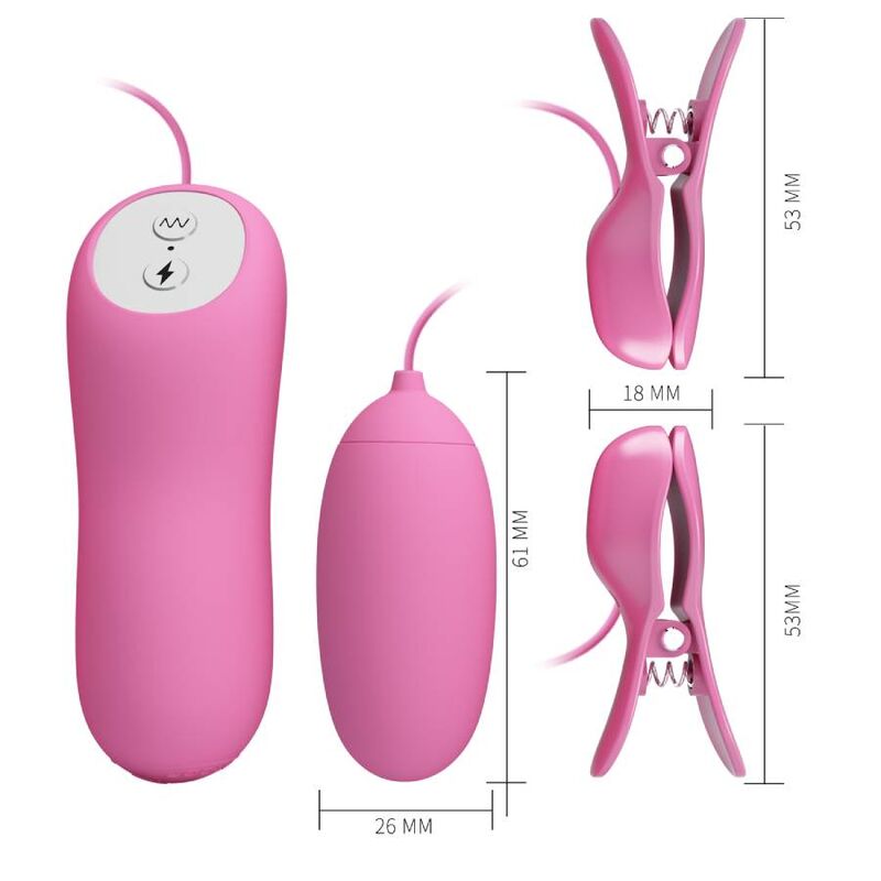 Pink tweezers with vibration and electroshock