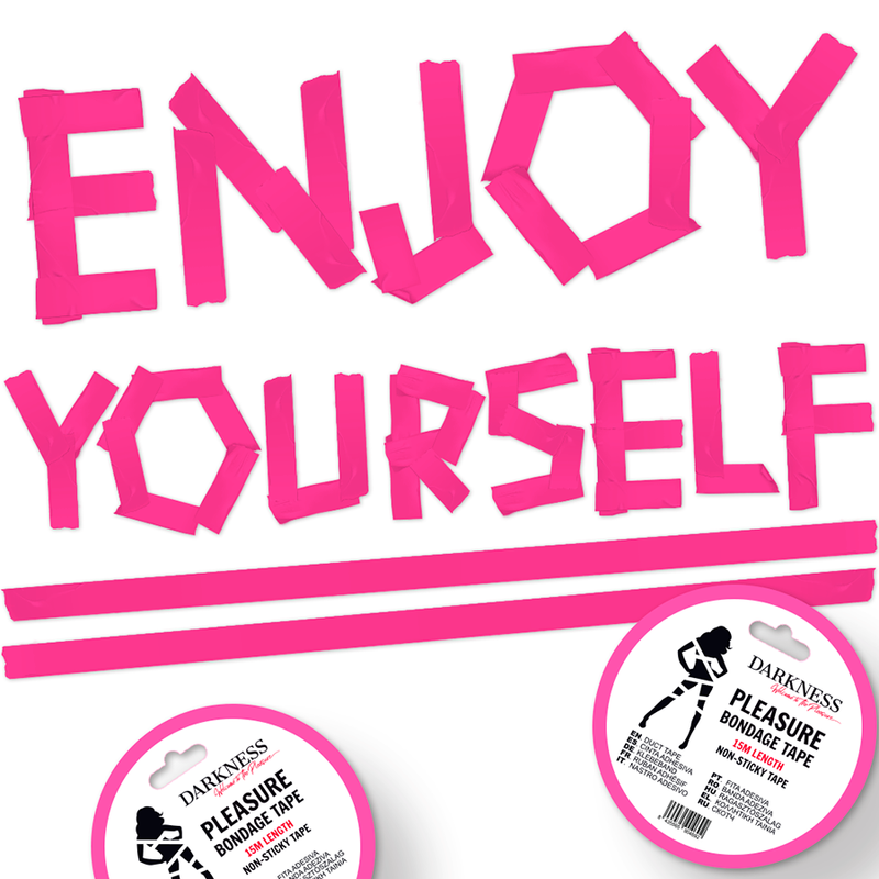 15m Non-stick Pink Bondage Tape