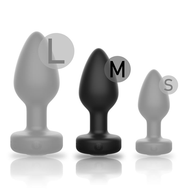 Plug Anal Vibrant Télécommande Chauffant - Silicone - Ibiza Technology