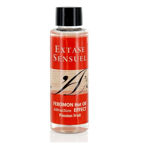 SENSUAL ECSTASY - THERMAL EFFECT MASSAGE OIL WITH PASSION FRUIT PHEROMONES 100ML