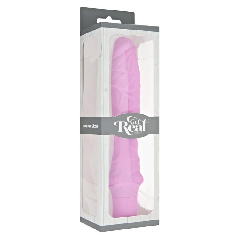 Vibromasseur Réaliste Classique en Silicone  + Vibrations - Get Real