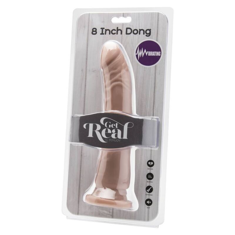 Dong 20.5 cm vibrating skin