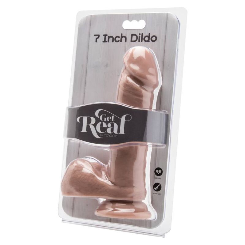 18 cm dildo with leather balls